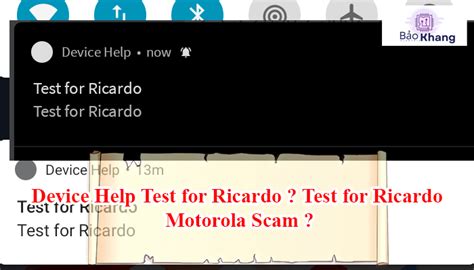 Visit Community. . Test for ricardo notification motorola
